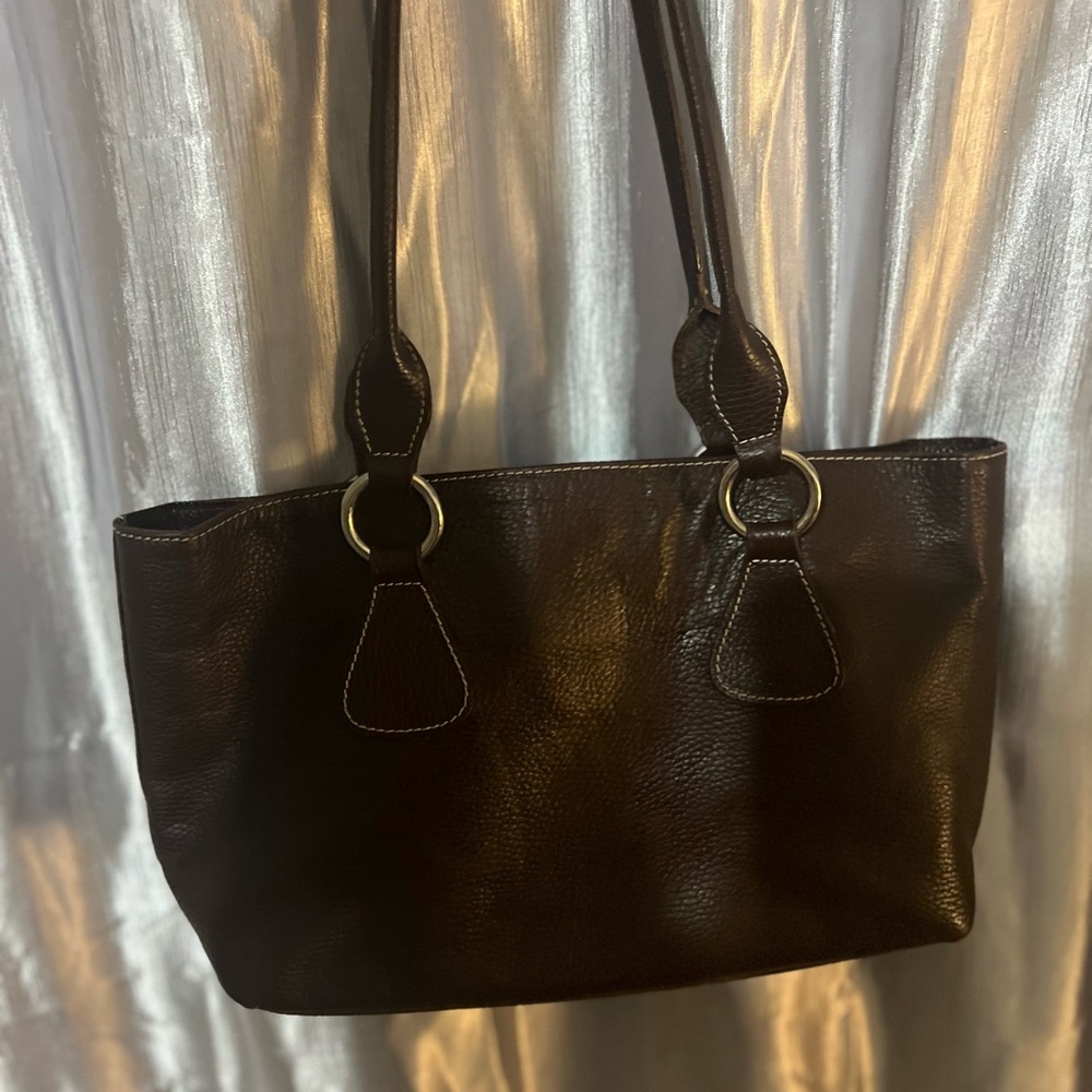 Genuine leather Vintage Claudia Firenze shoulder bag